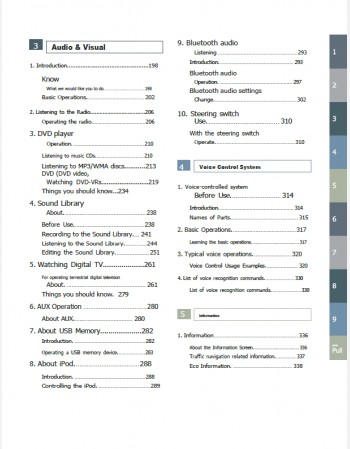 toyota prius 2011 2012 2013 2014 & 2015 navigation infotainment system manual